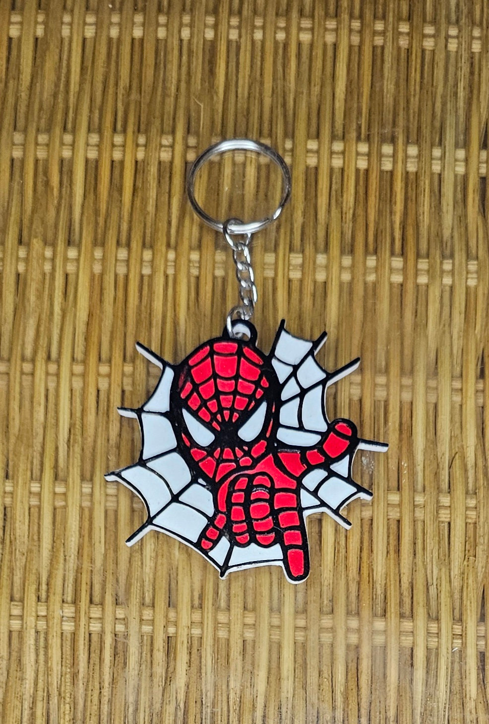 Hand Painted Spider-Man Keychains