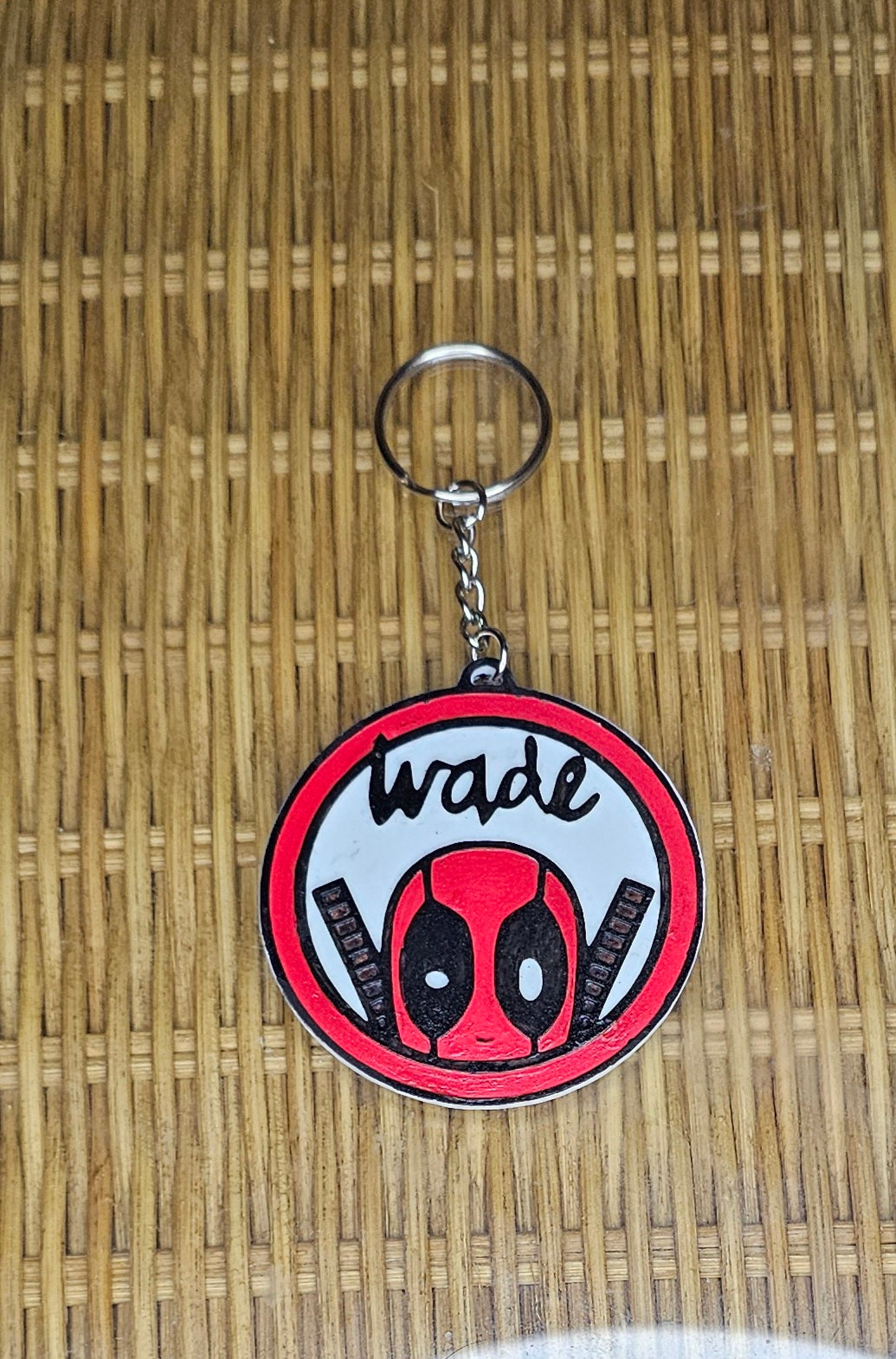 Hand Painted Deadpool Keychains