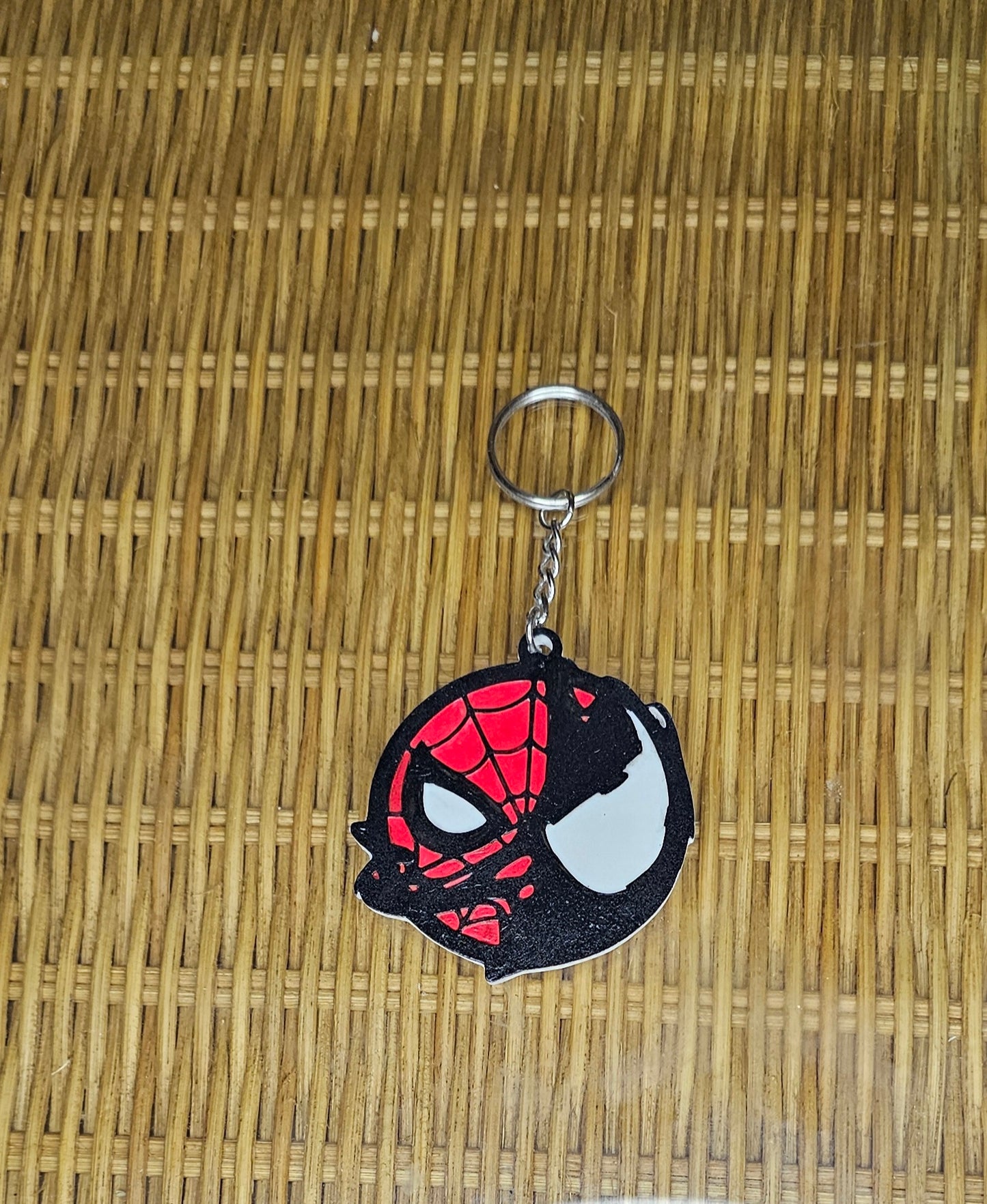 Hand Painted Spider-Man Keychains