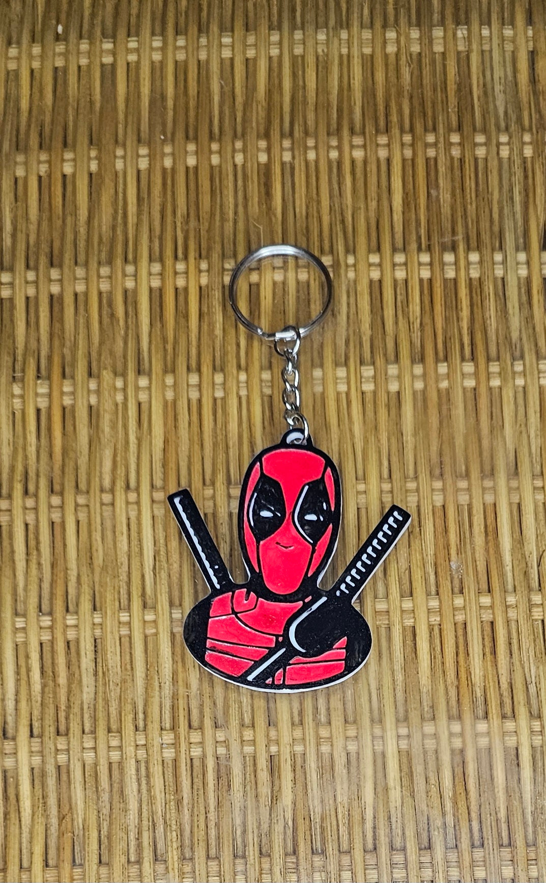 Hand Painted Deadpool Keychains