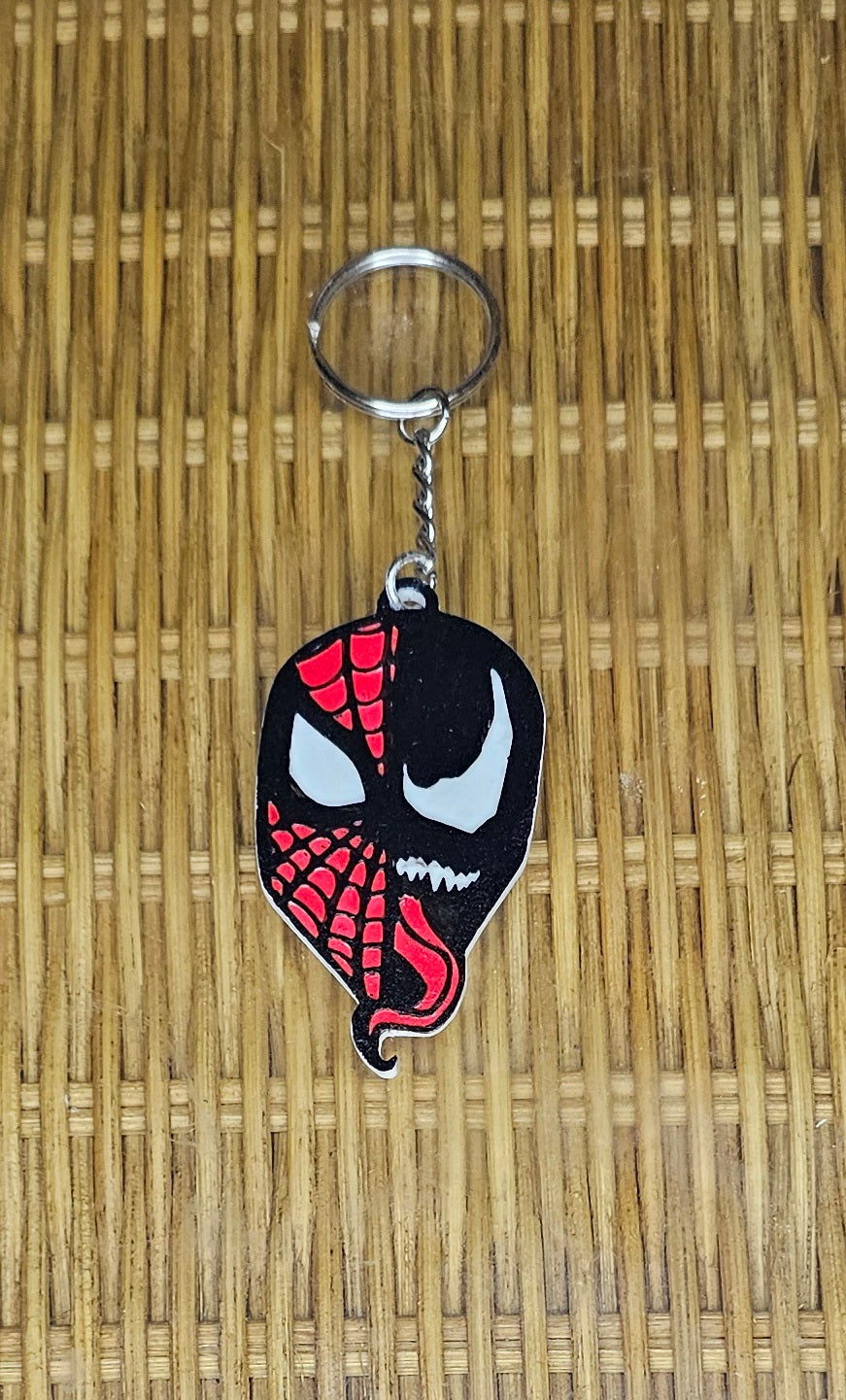 Hand Painted Spider-Man Keychains