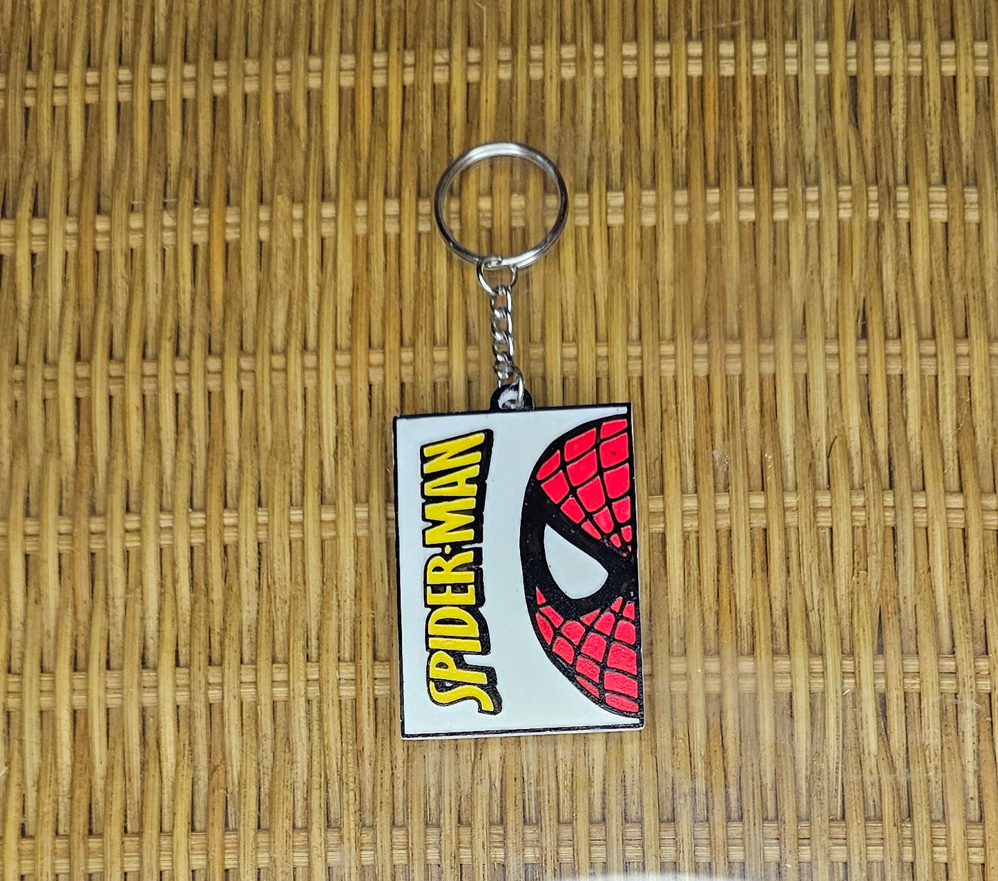 Hand Painted Spider-Man Keychains