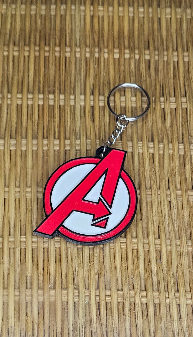 Hand Painted Marvel Avengers Keychains