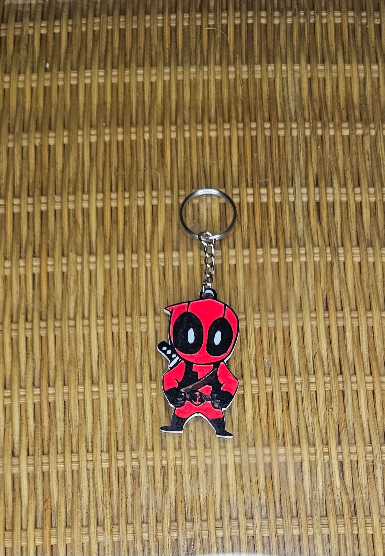 Hand Painted Deadpool Keychains